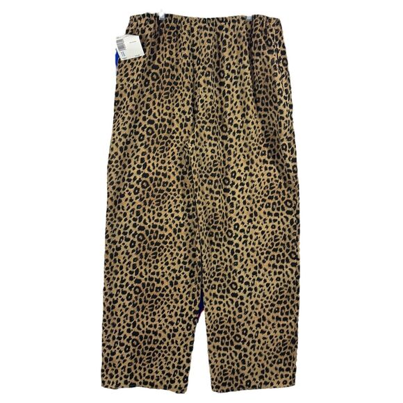 Liz Claiborne Lizsport Cheetah Leopard "Into the Wild" Lightweight Pants Bottoms - Picture 2 of 5